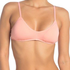 Madewell Mila Padded Bralette Bra Peach BNWOT